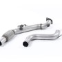 Ford Mustang 2.3 (S550/S650 Fastback) - Large Bore Downpipe with Catalyst Delete (For Milltek Cat-Back) - Milltek Cat-Back