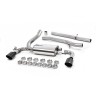 Ford Focus MK3 RS - Non-Resonated (Louder) Cat-Back Exhaust System with Cerakote GT-115 Trims - Cerakote Black
