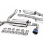 Ford Focus MK3 RS - Resonated (Quieter) Cat-Back Exhaust System with Burnt Titanium GT-115 Trims - Burnt Titanium