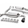 Ford Focus MK3 RS - Resonated (Quieter) Cat-Back Exhaust System with Cerakote Black GT-115 Trims - Cerakote Black