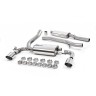 Ford Focus MK3 RS - Resonated (Quieter) Cat-Back Exhaust System with Polished GT-115 Trims - Polished
