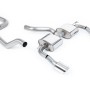 Ford Focus MK2 RS - Non Resonated (Louder) Race Cat-Back Exhaust System with DTM Polished Trims