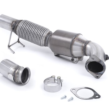 Ford Focus MK3 RS - Large Bore Downpipe with Hi-Flow Sports Catalyst (For OE Cat-Back) - OE Cat-Back