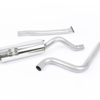 Ford Fiesta MK7/7.5 ST 1.6 - Non-Resonated (Louder) Cat-Back Race Exhaust System with Burnt Titanium Tips - Burnt Titanium