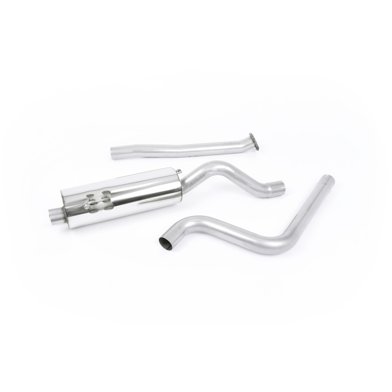 Ford Fiesta MK7/7.5 ST 1.6 - Non-Resonated (Louder) Cat-Back Race Exhaust System with Burnt Titanium Tips - Burnt Titanium