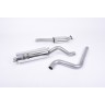 Ford Fiesta MK7/7.5 ST 1.6 - Resonated (Quieter) Cat-Back Race Exhaust System with Burnt Titanium Tips - Burnt Titanium