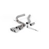 Ford Focus MK3 ST Diesel - Cat-Back Exhaust System with Polished GT-100 Trims - Polished