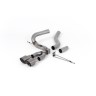 Ford Focus MK3 ST Diesel - Cat-Back Exhaust System with Titainium GT-100 Trims - Brushed Titanium