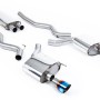 Ford Mustang 2.3 (S550 Fastback) - Resonated (Quieter) Cat-Back Exhaust System with GT-100 Burnt Titanium Trims - Burnt Titanium