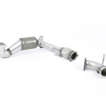 Ford Fiesta MK7/7.5/8 Ecoboost 1.0T - Stainless Steel Cast Downpipe with Race Cat (For OE Cat-Back) - OE Cat-Back