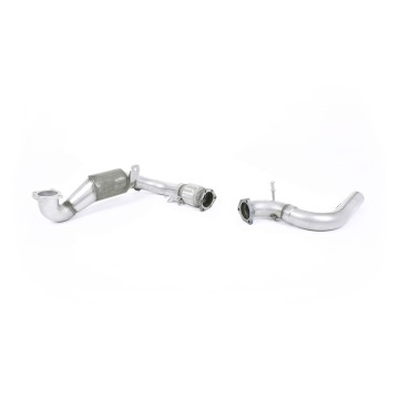Ford Fiesta MK7/7.5/8 Ecoboost 1.0T - Stainless Steel Cast Downpipe with Race Cat (For Milltek Cat-Back) - Milltek Cat-Back