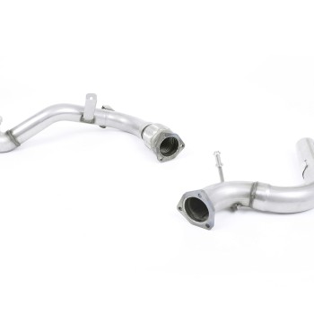 Ford Fiesta MK7/7.5/8 Ecoboost 1.0T - Large Bore Downpipe with Catalyst Delete (For OE Cat-Back) - OE Cat-Back