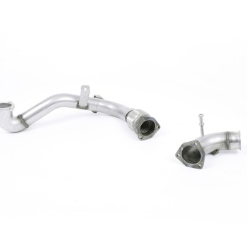 Ford Fiesta MK7/7.5/8 Ecoboost 1.0T - Large Bore Downpipe with Catalyst Delete (For Milltek Cat-Back) - Milltek Cat-Back