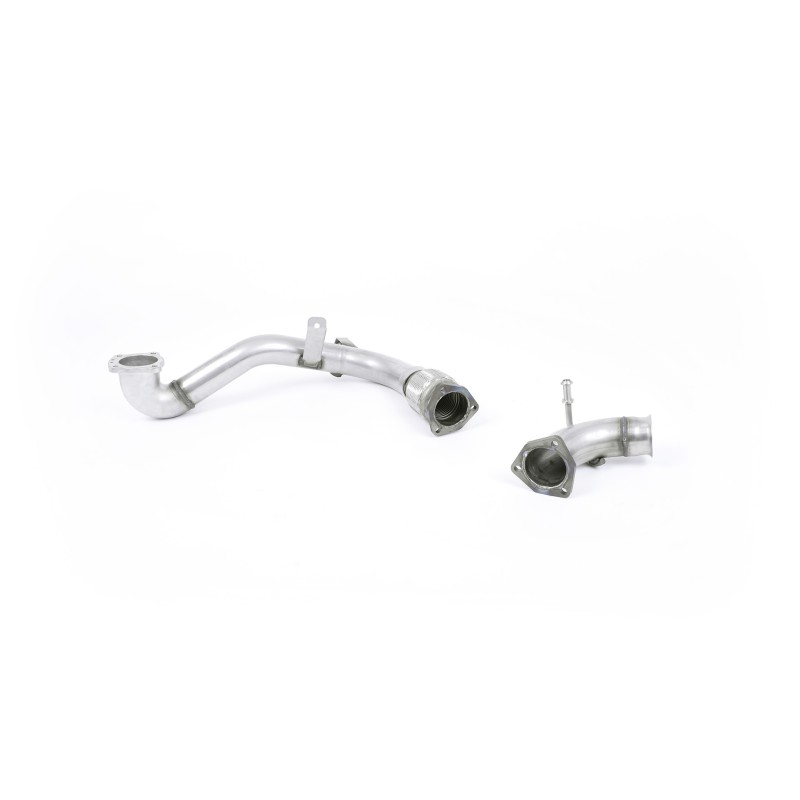 Ford Fiesta MK7/7.5/8 Ecoboost 1.0T - Large Bore Downpipe with Catalyst Delete (For Milltek Cat-Back) - Milltek Cat-Back