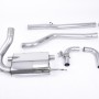 Ford Focus MK3 RS - Non-Resonated (Louder) Cat-Back Exhaust System with Carbon Jet-115 Trims - Carbon Fibre