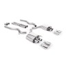 Ford Mustang 5.0 V8 GT (Fastback - Facelift) - Cat-Back Exhaust System with Polished GT-100 Trims - Polished