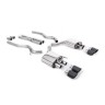 Ford Mustang 5.0 V8 GT (Fastback - Facelift) - Cat-Back Exhaust System with Carbon JET-100 Trims - Carbon Fibre