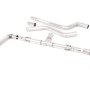 Ford Focus MK4 ST Hatch - Race (Louder) GPF/OPF Back Exhaust System with Titanium GT-115 Trims - Brushed Titanium