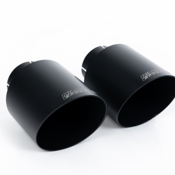 Ford F150 Raptor V6 Supercrew (Gen 2) - Cat-Back Exhaust System with GT-115 Cerakote Black Trims - Cerakote Black