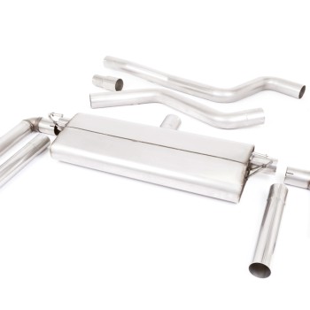 Ford Focus MK4 ST Estate/Wagon - GPF Back Exhaust System with Cerakote Black GT-115 Trims - EC Approved - Cerakote Black