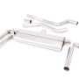Ford Focus MK4 ST Estate/Wagon - GPF Back Exhaust System with Carbon JET-115 Trims - EC Approved - Carbon Fibre