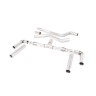 Ford Focus MK4 ST Estate/Wagon - Race (Louder) GPF Back Exhaust System with Titanium GT-115 Trims - Brushed Titanium