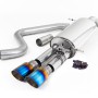 Ford Fiesta MK8/8.5 ST 1.5 - GPF Back System with Burnt Titanium GT-90 Trims - Burnt/Blue Titanium