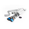 Ford Fiesta MK8/8.5 ST 1.5 - GPF Back System with Burnt Titanium GT-90 Trims - Burnt/Blue Titanium
