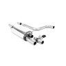 Ford Puma ST (GPF Equipped) - Valved OPF Back Exhaust System with Burnt Titanium GT-90 Trims - Burnt Titanium