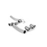 Ford Fiesta MK8 1.0T ST Line (Dual Outlets) - Upgrade Kit for Existing Milltek Cat Back Systems with Polished GT-100 Trims (Requires Diffuser) - Polished - Exhaust Only