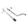 Ford Fiesta MK8 1.0T ST Line (GPF Models) - Non-Resonated (Louder) GPF/OPF Back with Carbon JET-90 Trim - Carbon Fibre - Single
