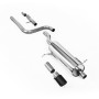 Ford Fiesta MK8 1.0T ST Line (GPF Models) - Resonated (Quieter) GPF/OPF Back with Carbon JET-90 Trim - Carbon Fibre - Single