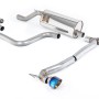 Ford Fiesta MK8 1.0T ST Line (GPF Models) Dual Outlets - Resonated (Quieter) GPF/OPF Back with Burnt/Blue Titanium GT-100 Trims (Requires Maxton Diffuser) - Burnt/Blue Titanium - Out of Stock - Exhaust Only - Out of Stock