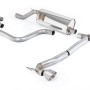 Ford Fiesta MK8 1.0T ST Line (GPF Models) Dual Outlets - Resonated (Quieter) GPF/OPF Back with Brushed Titanium GT-100 Trims (Requires Maxton Diffuser) - Brushed Titanium - Out of Stock - Exhaust Only - Out of Stock