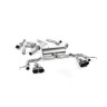 Honda Civic FK2 Type R Turbo (RHD Model Only) - Resonated Cat-Back Exhaust System - Cerakote Black
