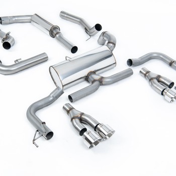 Honda Civic FK2 Type R Turbo (LHD Model Only) - Resonated Cat-Back Exhaust System - Polished