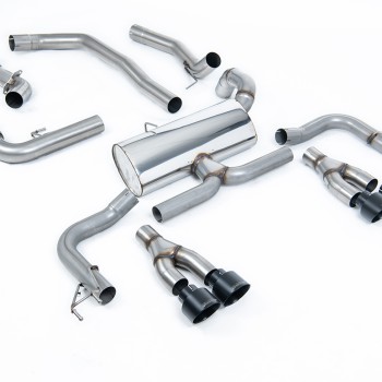 Honda Civic FK2 Type R Turbo (LHD Model Only) - Road+ Cat-Back Exhaust System - Cerakote Black
