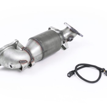 Honda Civic FK2 Type R Turbo - Stainless Steel Cast Downpipe with Hi-Flow Sports Catalyst