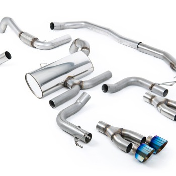 Honda Civic FK2 Type R Turbo (RHD Model Only) - Road+ Cat-Back Exhaust System - Burnt Titanium