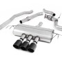 Honda Civic FK8 Type R - Non-Resonated (Louder) Cat-Back Exhaust System with 3 x Carbon Jet-100 Trims