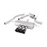 Honda Civic FK8 Type R - Non-Resonated (Louder) Cat-Back Exhaust System with 3 x Carbon Jet-100 Trims