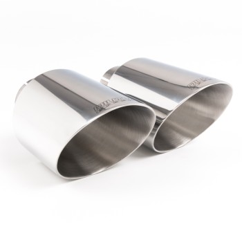 Hyundai/Kia i30N Performance (Non GPF Models) - Non-Resonated (Louder) Cat-Back Exhaust System with Polished GT-115 Trims - Polished