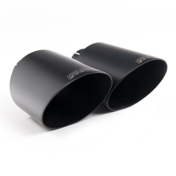 Hyundai/Kia i30N Performance (Non GPF Models) - Non-Resonated (Louder) Cat-Back Exhaust System with Cerakote Black GT-115 Trims - Cerakote Black