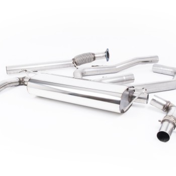 Hyundai/Kia i30N Performance (Non GPF Models) - Non-Resonated (Louder) Cat-Back Exhaust System with Cerakote Black GT-115 Trims - Cerakote Black