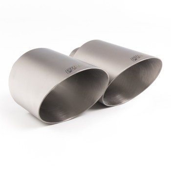 Hyundai/Kia i30N Performance (GPF Models) - GPF/OPF-Back Exhaust System with Titanium GT-115 Trims - Brushed Titanium