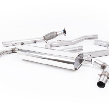 Hyundai/Kia i30N Performance Fastback (GPF Models) - Cat-Back Exhaust System with Cerakote Black GT-115 Trims - Removes OPF - Cerakote Black