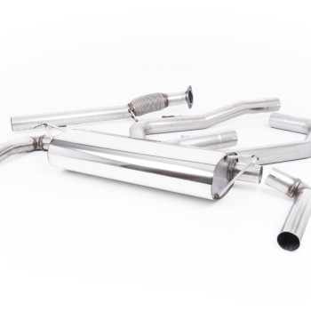 Hyundai/Kia i30N (Non GPF Models) - Non-Resonated (Louder) Cat-Back Exhaust System with Burnt Titanium GT-115 Trims - Burnt Titanium