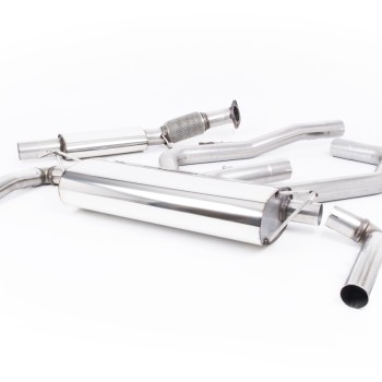 Hyundai/Kia i30N (Non GPF Models) - Resonated Cat-Back Exhaust System with Burnt Titanium GT-115 Trims - Burnt Titanium