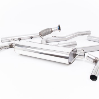 Hyundai/Kia i30N (GPF Models) - Cat-Back Exhaust System with Burnt Titanium GT-115 Trims - Removes OPF - Burnt Titanium
