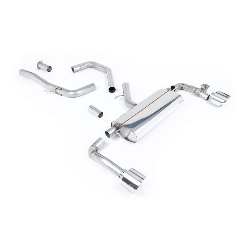Hyundai/Kia i30N Performance Facelift (GPF Models) - GPF Back Exhaust System with Polished GT-139 Trims - Polished - Out of Stock